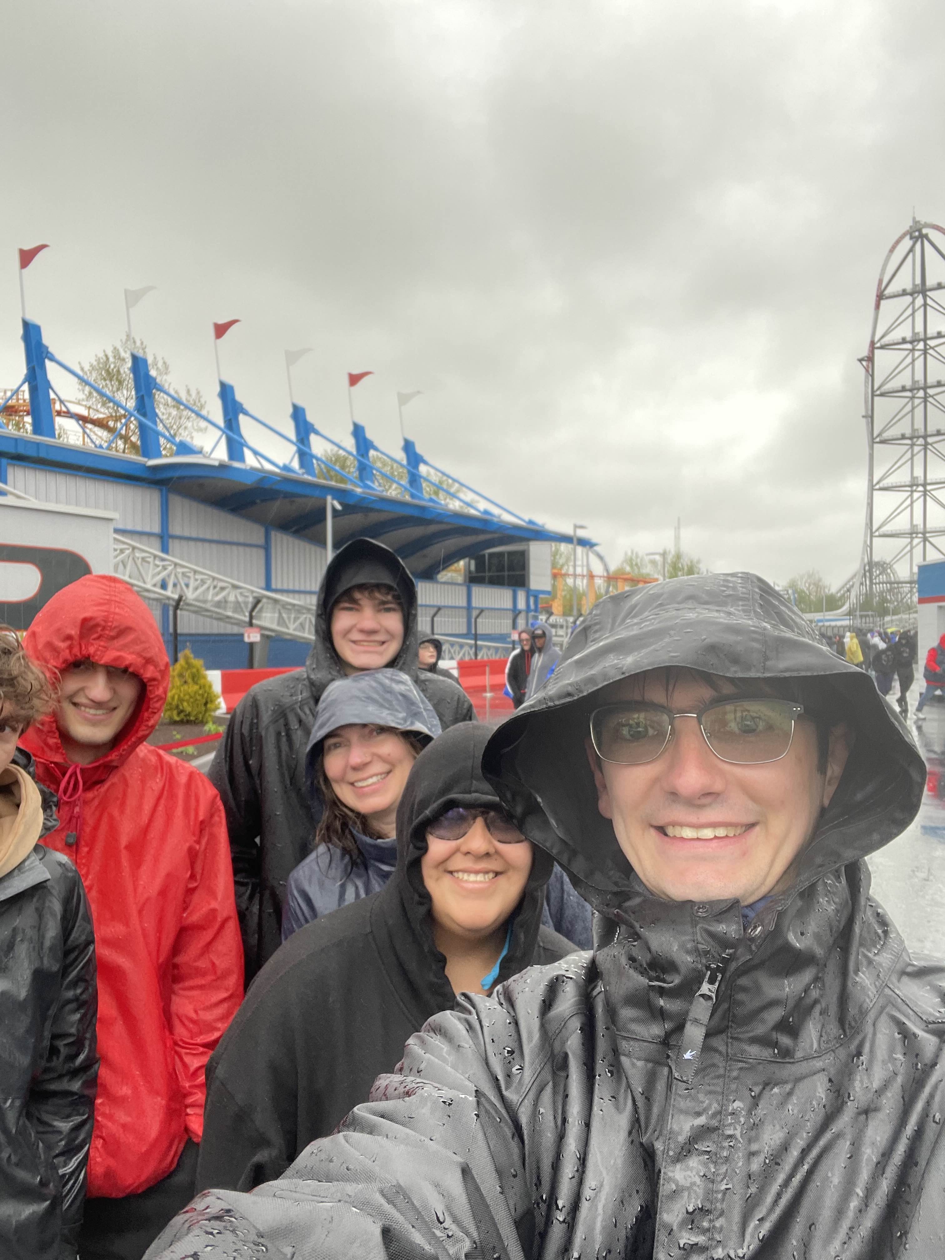 All of us waiting for TT2 to open at 10:30!