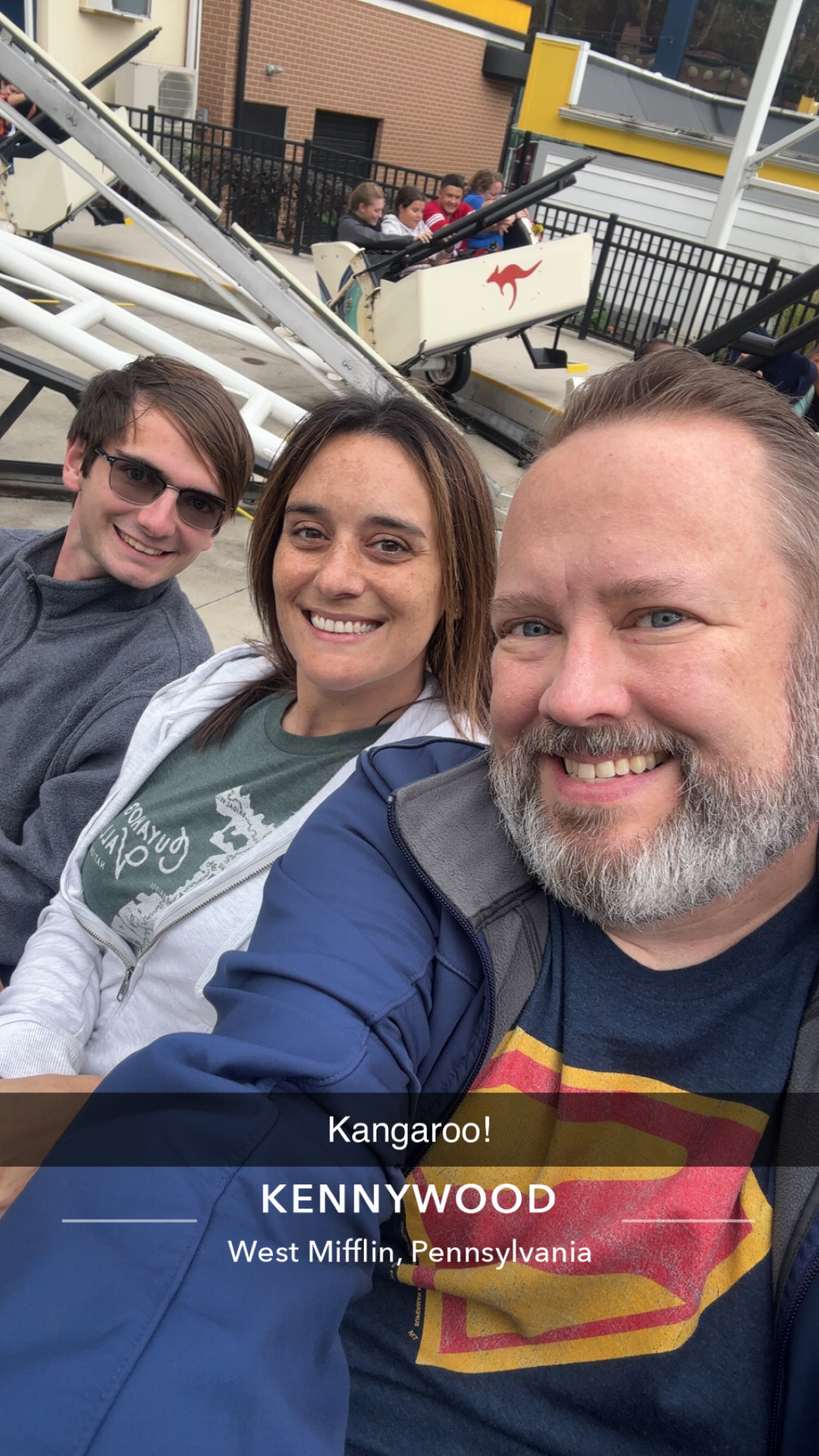 Steph, Dad, and I on Kangaroo