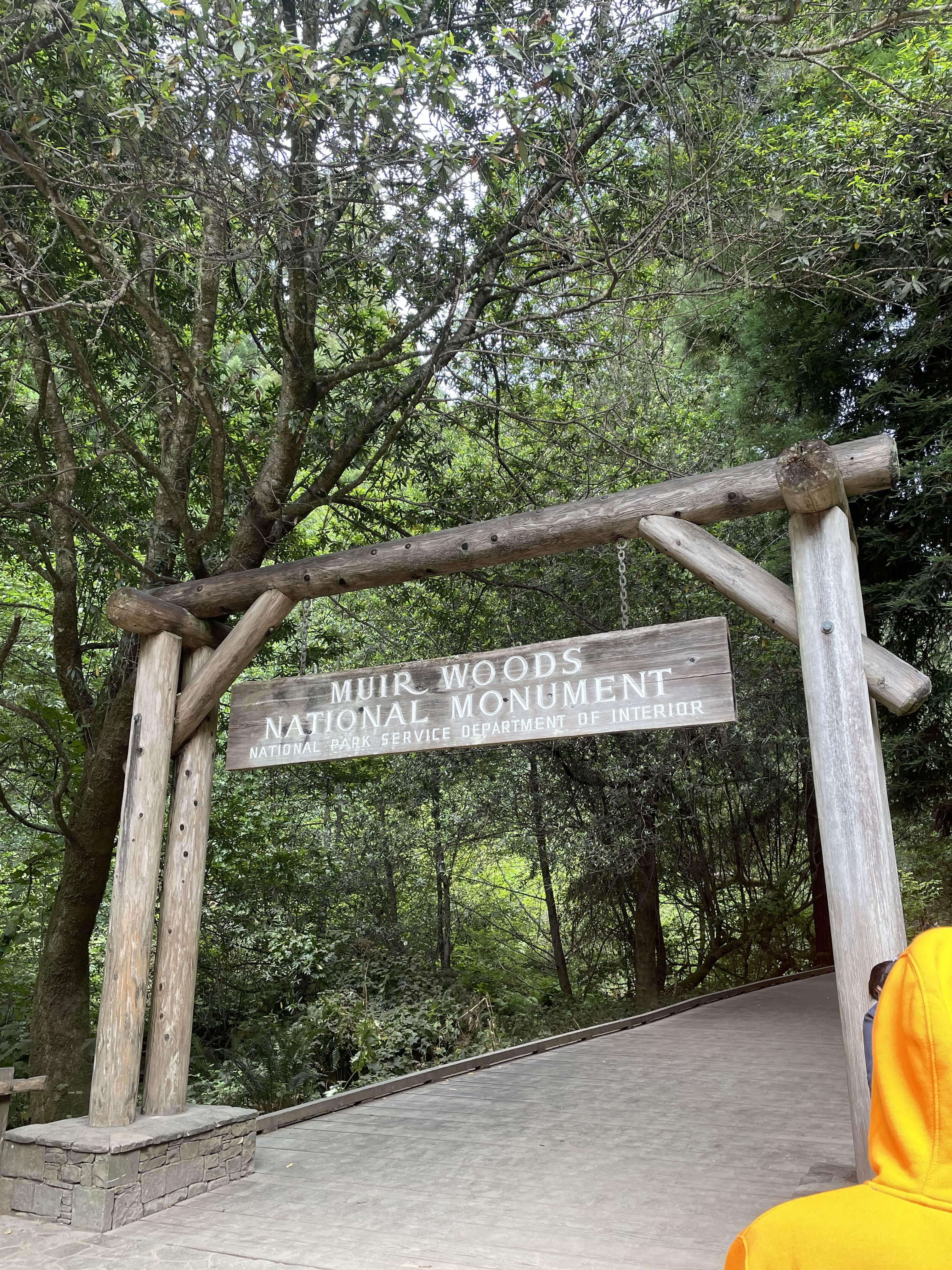 Enterance to Muir Woods National Monument