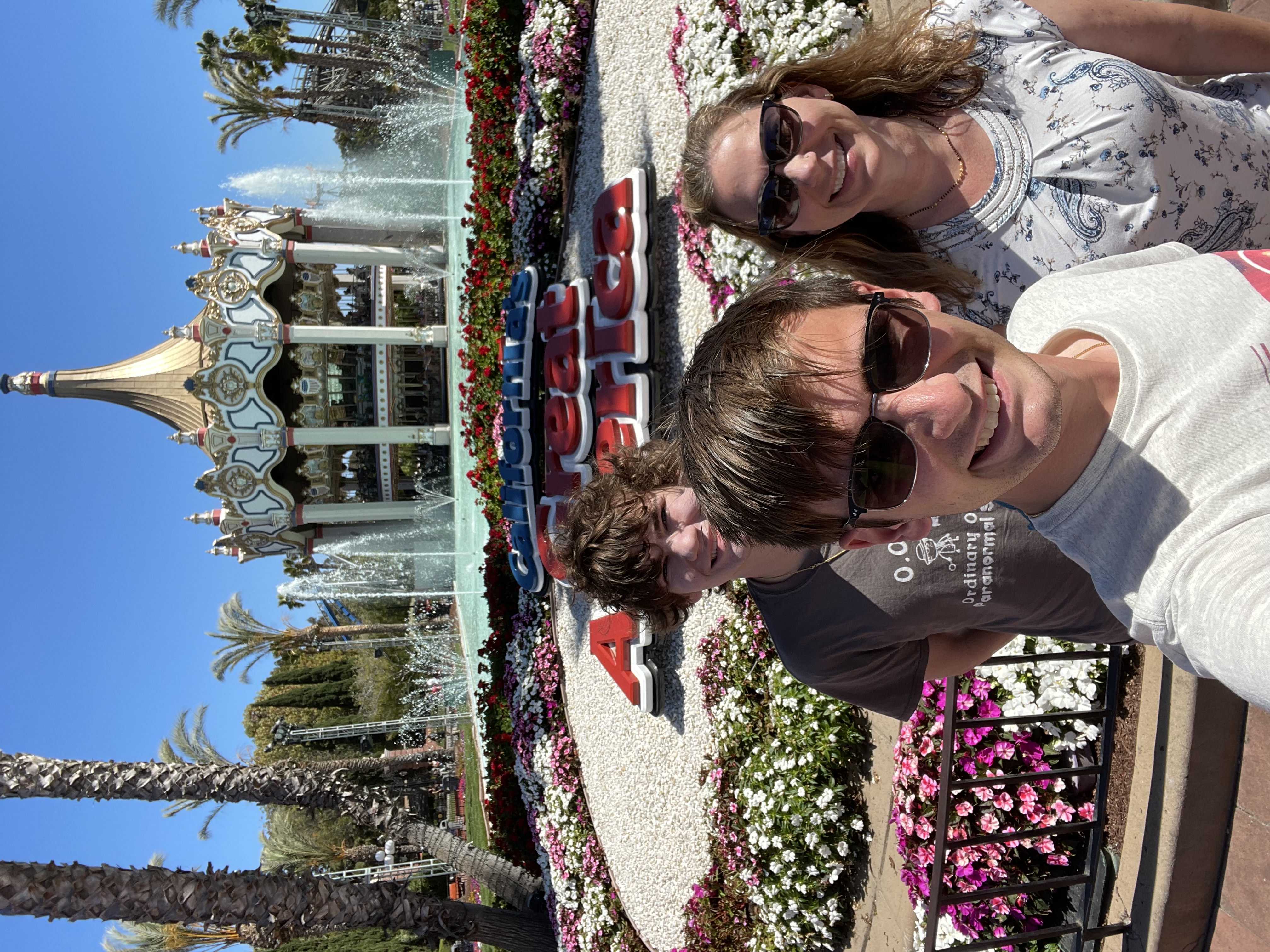 Me, My Brother, and My Mom and the Enterance Sign