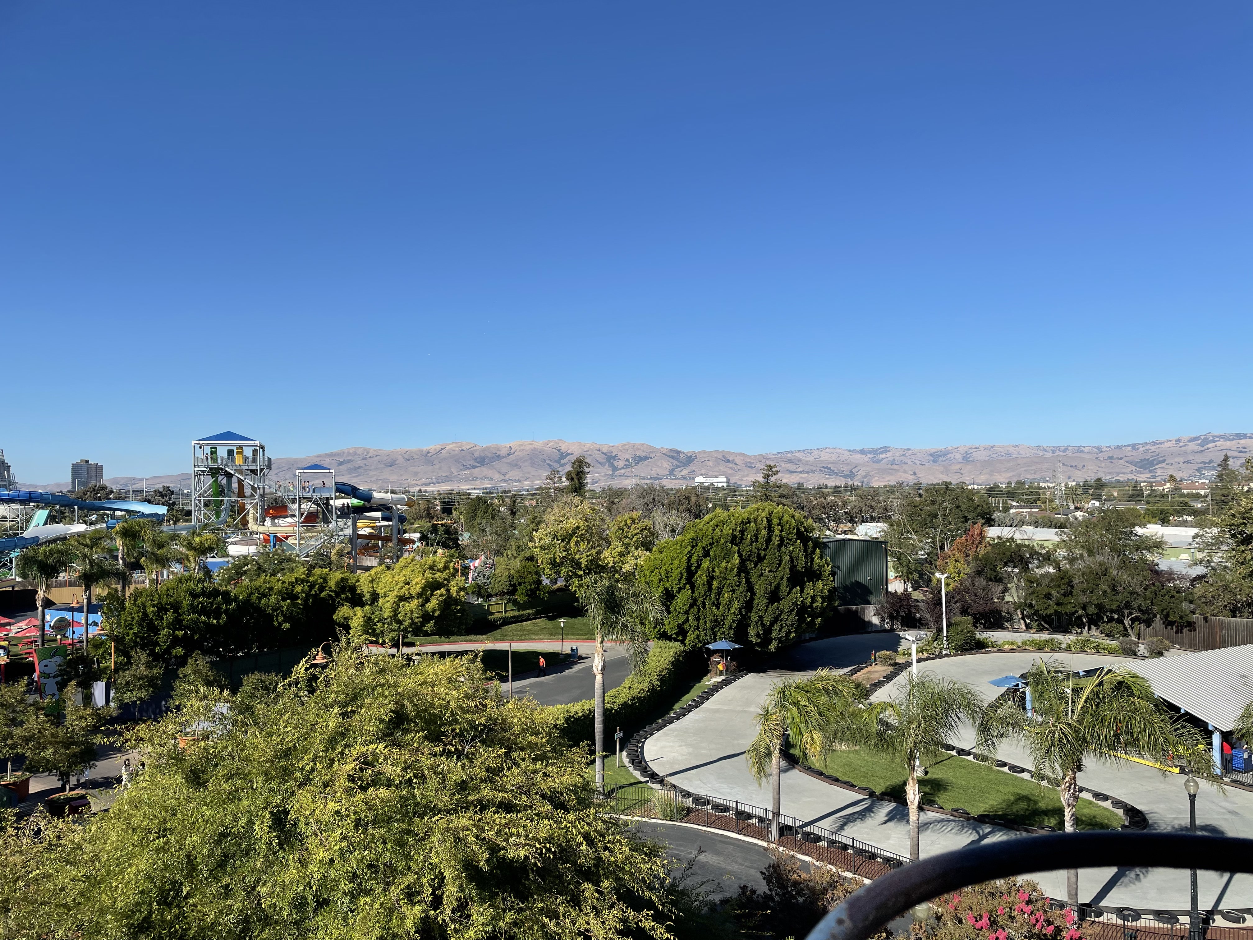 Ariel view from Skyride