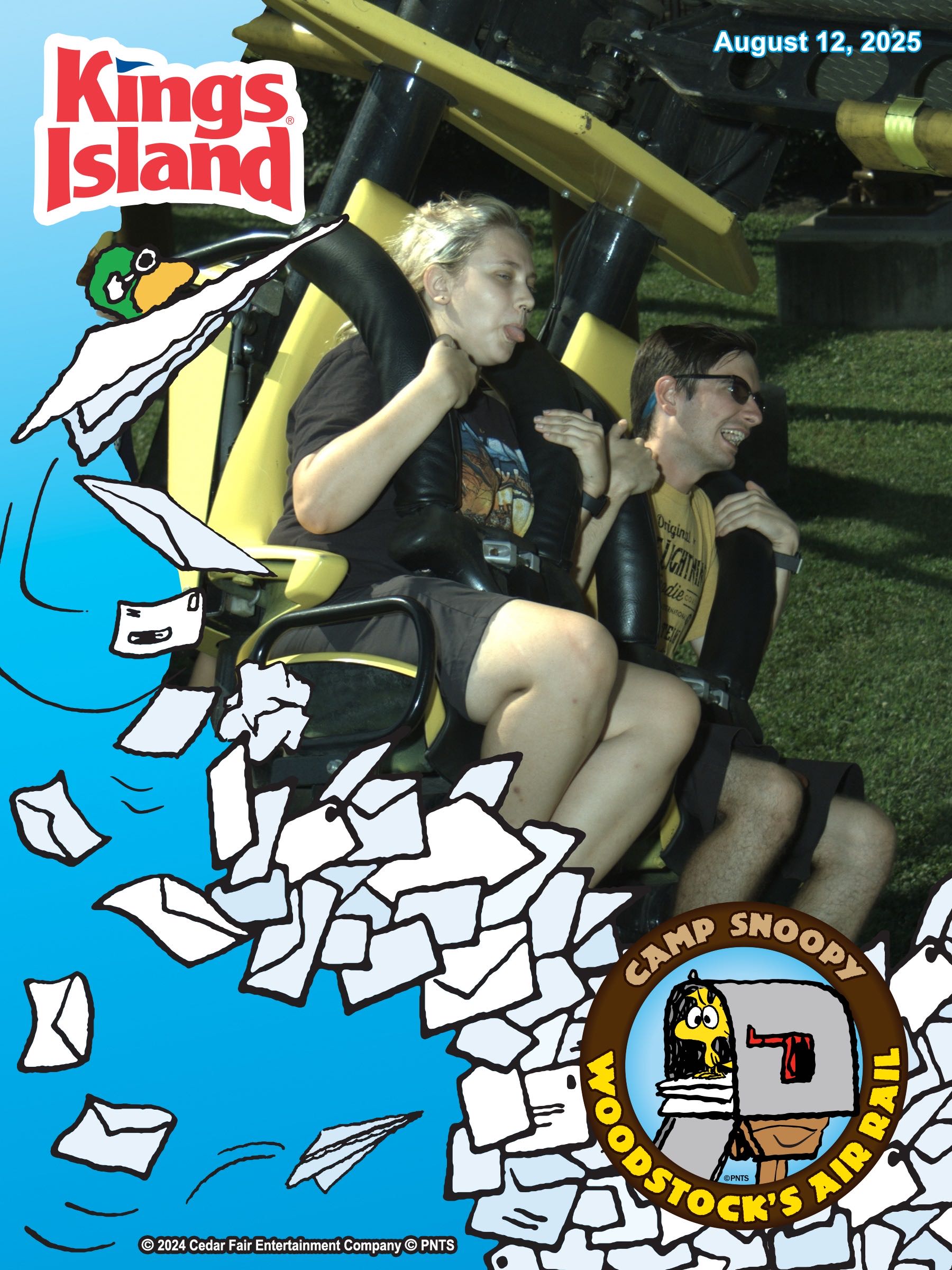 First ride on Woodstock Air Mail