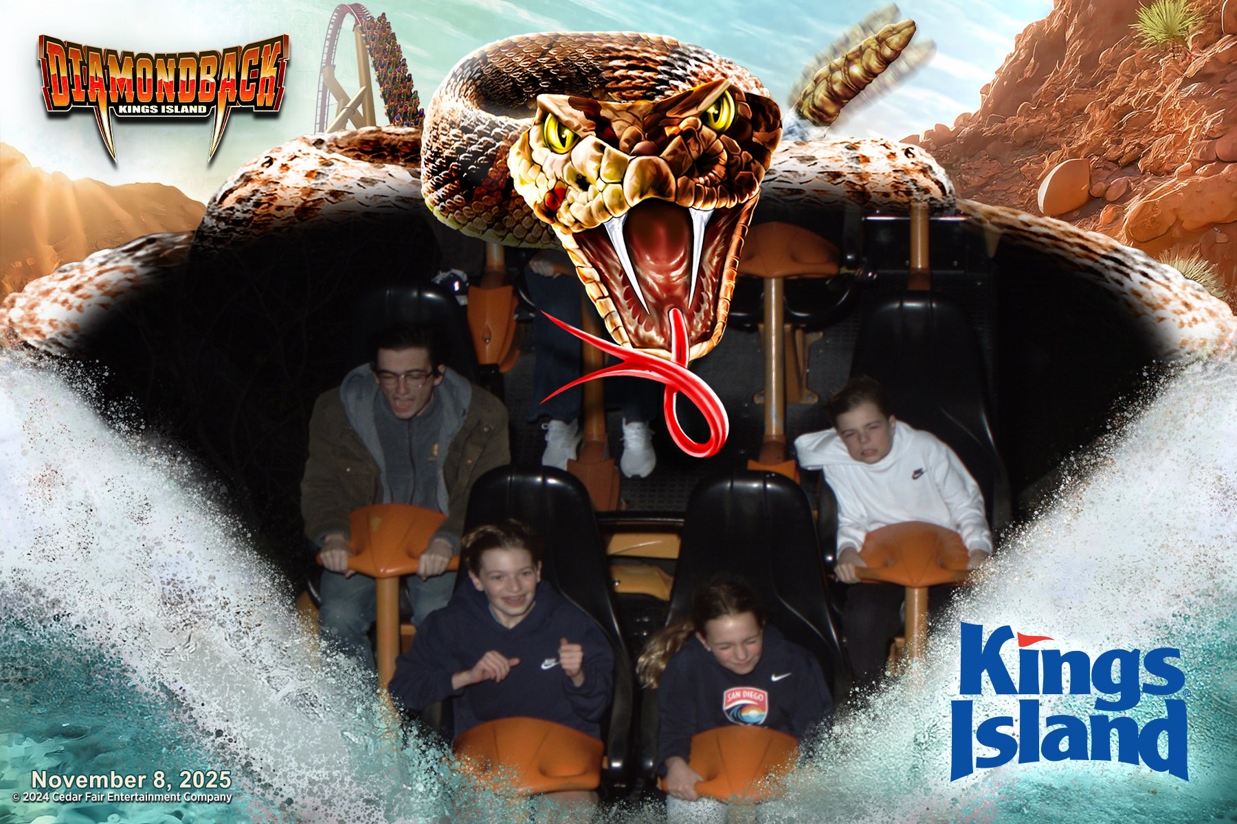 The cousins and I on Diamondback