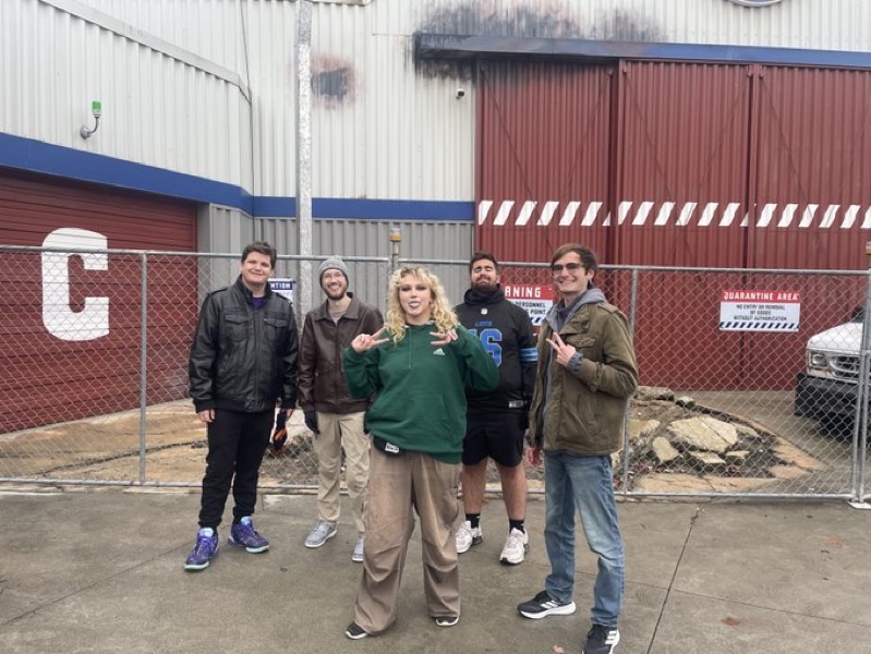 Kurt, Shilo, Taylor, Gavin, and I in front of FoF