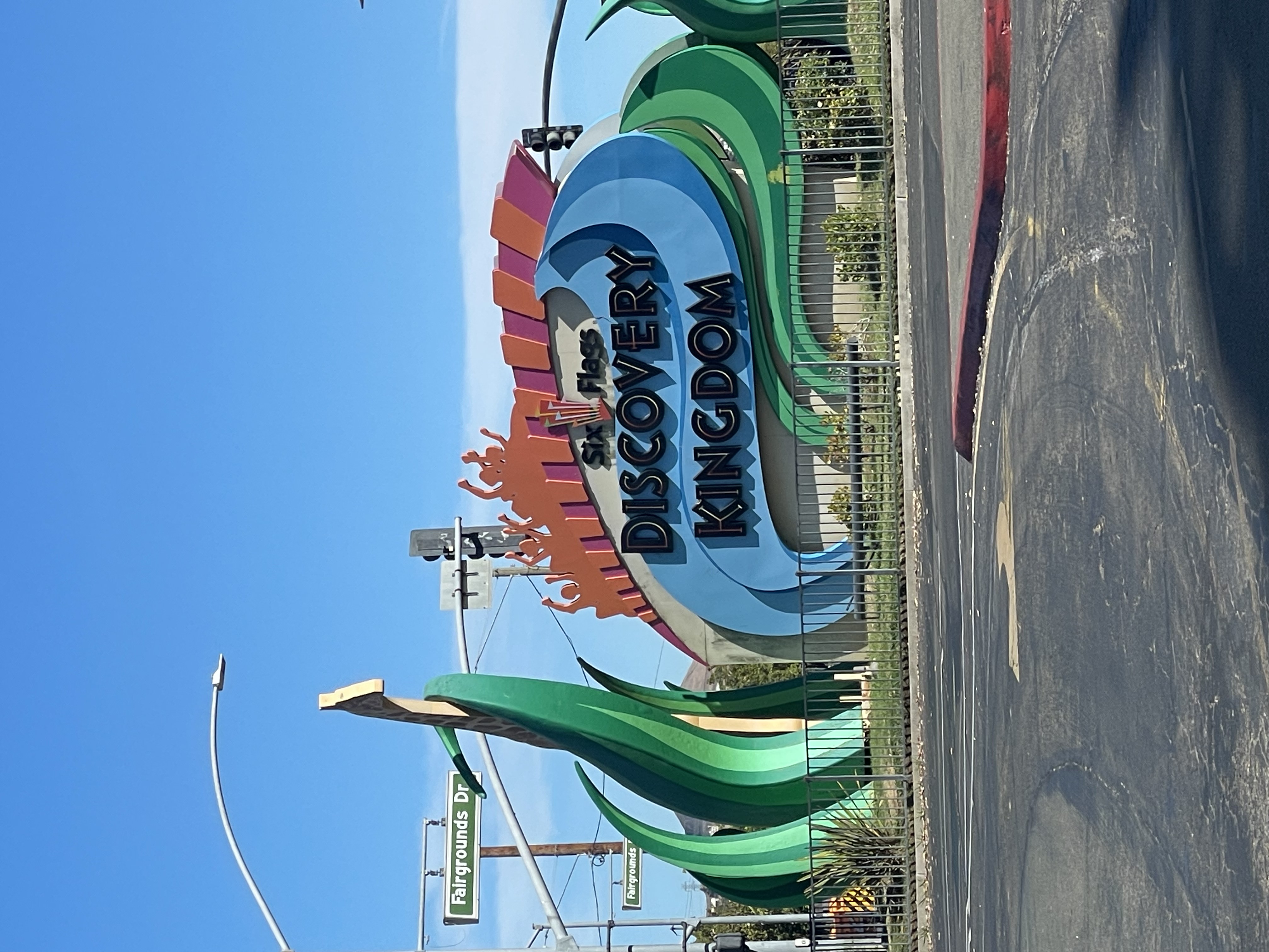 Me, My Brother, and My Mom and the Enterance Sign