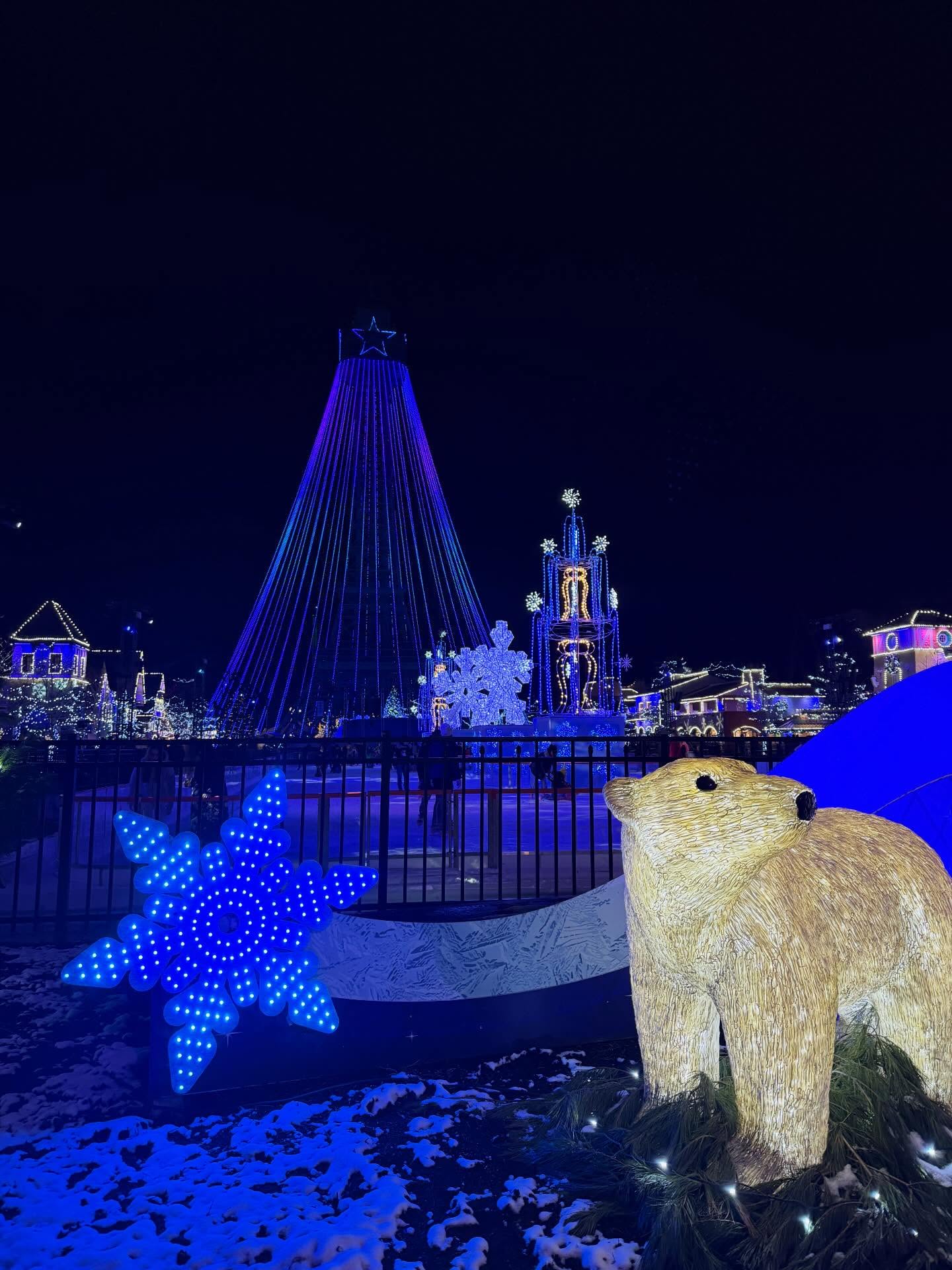 Eiffel Tower all decorated